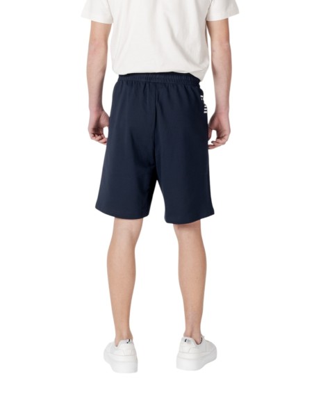 EA7 Bermuda Homme – Bleu, coton doux et style décontracté