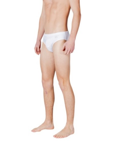 EA7 Maillot de Bain Homme – Blanc, style épuré et séchage rapide