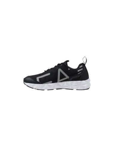 EA7 Baskets Homme – Noir, design moderne et semelle caoutchouc