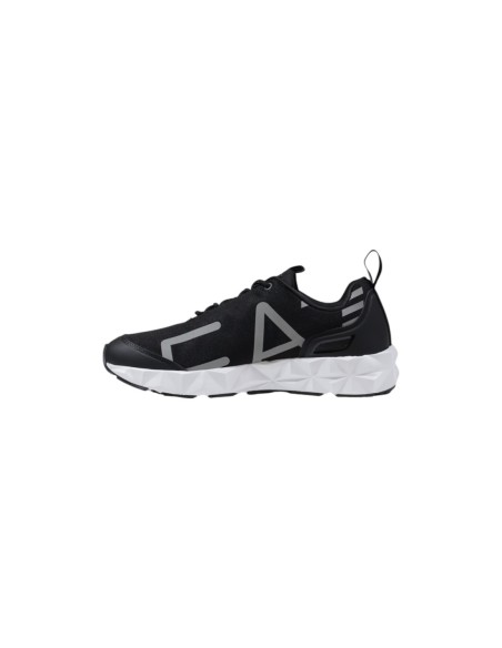 EA7 Baskets Homme – Noir, design moderne et semelle caoutchouc