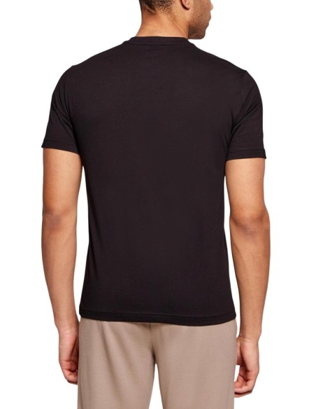 EA7 T-Shirt Homme – Noir, imprimé moderne et coton doux