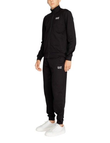 EA7 Survêtement Homme – Noir, coupe sportive et confort premium
