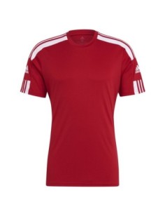 T-shirt homme rouge polyester Adidas