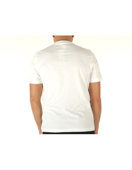 T-shirt homme blanc imprimé Adidas
