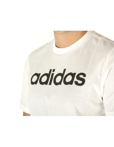 T-shirt homme blanc imprimé Adidas