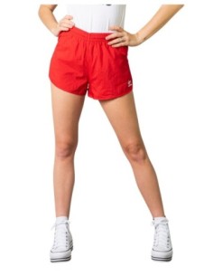 Short femme rouge Adidas