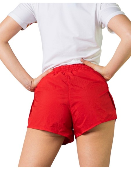 Short femme rouge Adidas