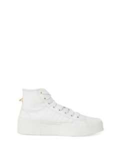 Baskets femme blanches cuir Adidas