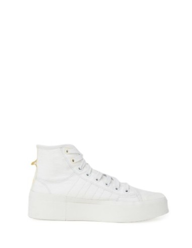 Adidas – Baskets Femme Blanches Cuir