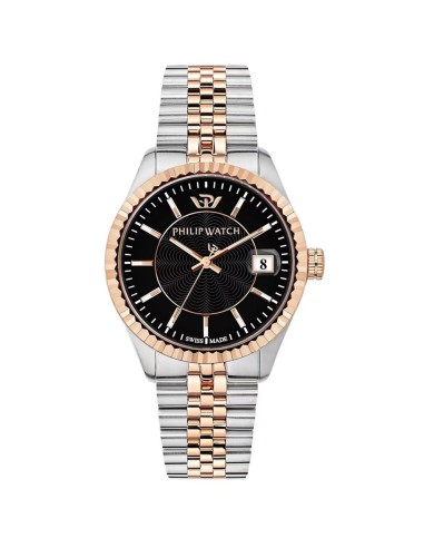 Montre Homme Philip Watch Noir Argenté 39 mm