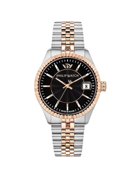 Montre Homme Philip Watch Noir Argenté 39 mm