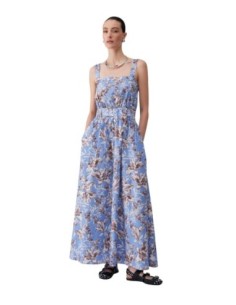 Robe Femme Liu Jo Bleu Floral – 100% Coton | ChoixMode