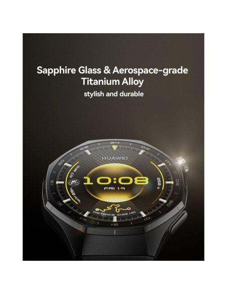 Huawei Watch GT 6 Pro Noir 46 mm – Montre Connectée Titane Premium