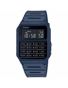 Montre Unisexe Casio Calculatrice Bleu Noir – Rétro et pratique