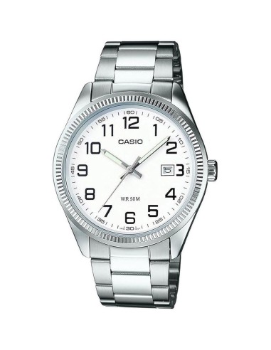 Montre Homme Casio Acier Blanc – Classique et pratique