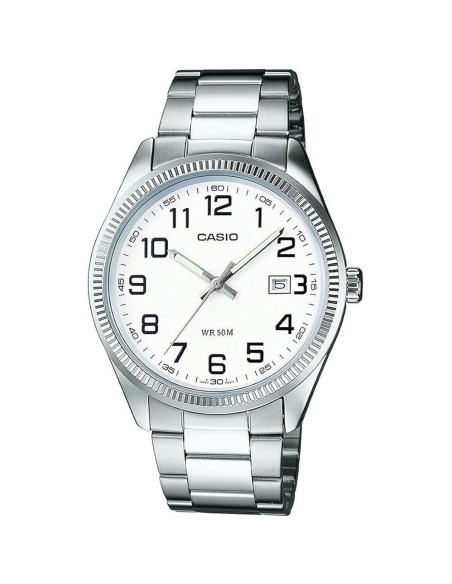 Montre Homme Casio Acier Blanc – Classique et pratique