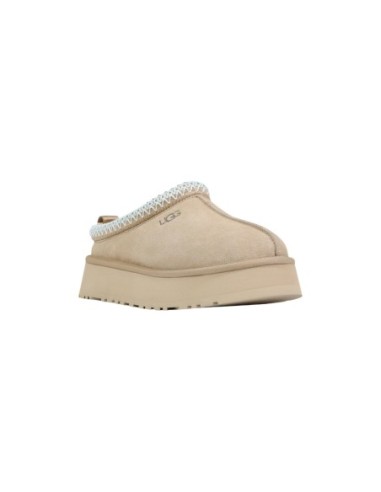 Ugg Tazz II Femme – Mules cuir beige à plateforme