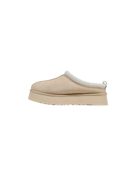 Ugg Tazz II Femme – Mules cuir beige à plateforme