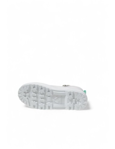 Superga Femme – Baskets plateforme tissu blanc