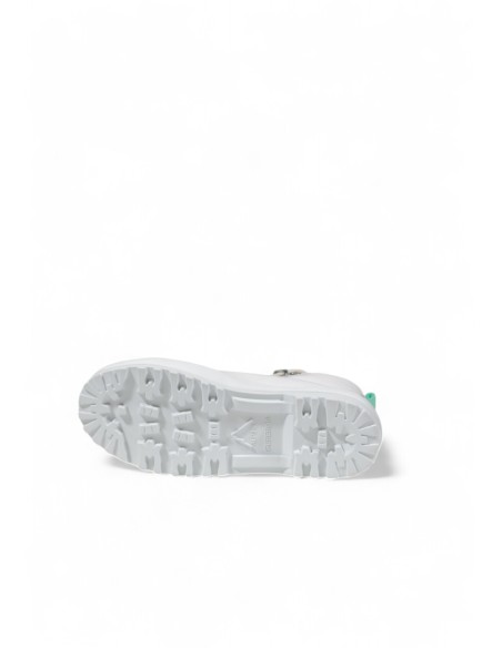 Superga Femme – Baskets plateforme tissu blanc