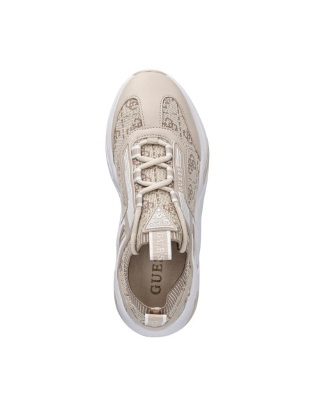 Guess Femme – Baskets Genga beige