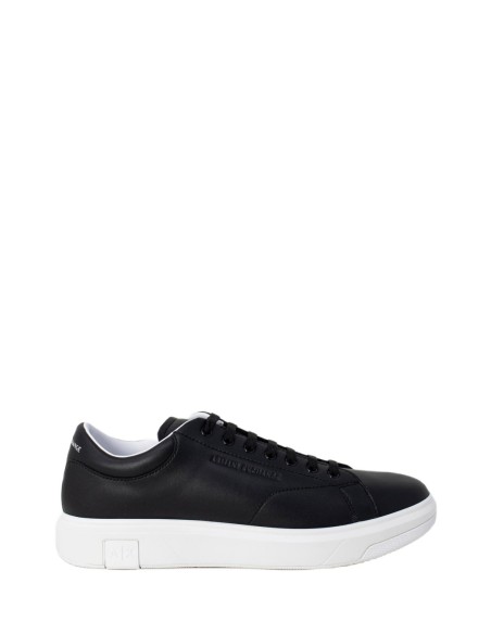 Armani Exchange Homme – Baskets XUX123 cuir noir