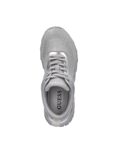 Guess Femme – Baskets Runit3 argenté