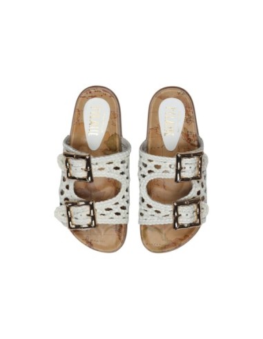 Prima Classe Femme – Mules Slipper H30 blanc