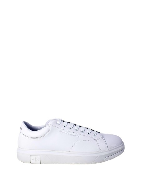 Armani Exchange Homme – Baskets cuir blanc