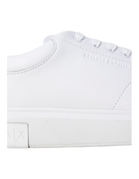 Armani Exchange Homme – Baskets cuir blanc