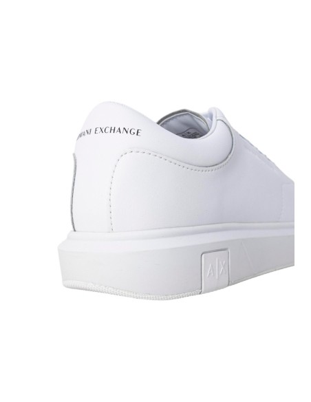 Armani Exchange Homme – Baskets cuir blanc