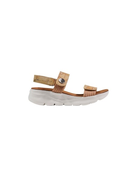 Sandales beige à lanières imprimées | Prima Classe