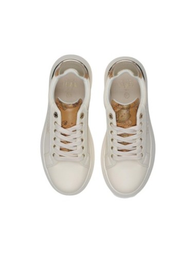 Prima Classe Femme – Baskets beige plateforme