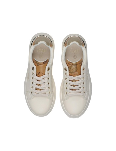 Prima Classe Femme – Baskets beige plateforme