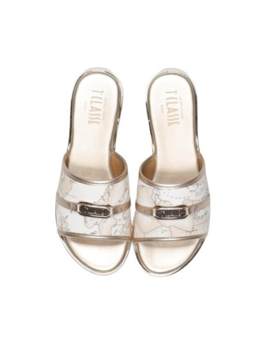 Mules Prima Classe beige imprimé élégant