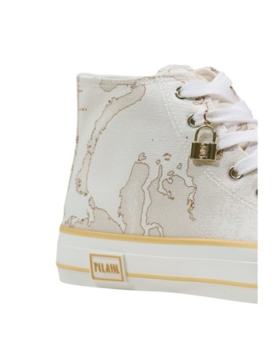 Baskets Prima Classe blanches esprit voyage