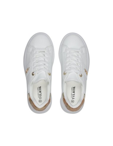 Prima Classe Femme – Baskets blanc plateforme