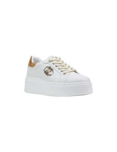 Baskets Prima Classe blanches plateforme chic