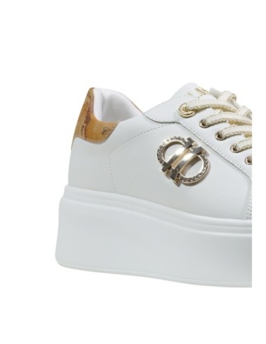 Baskets Prima Classe blanches plateforme chic