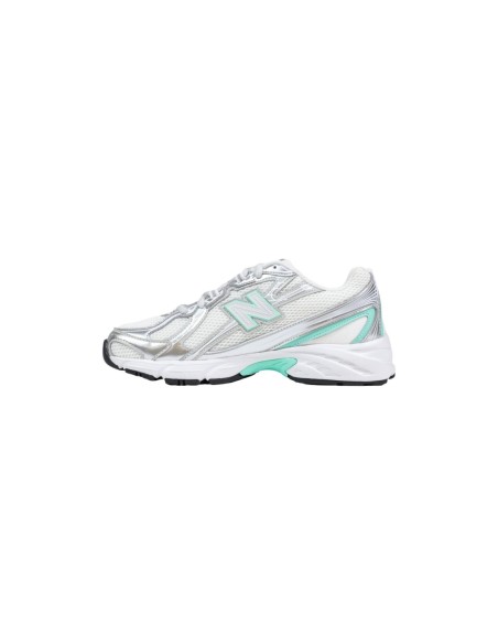 Baskets New Balance femme argenté moderne