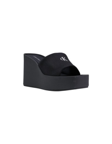 Calvin Klein Femme – Mules noir plateforme