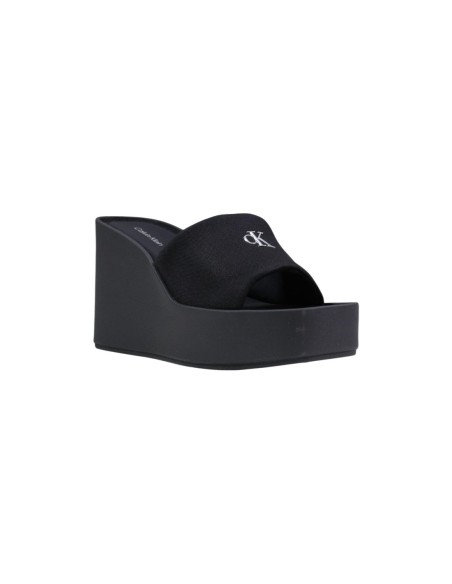 Calvin Klein Femme – Mules noir plateforme