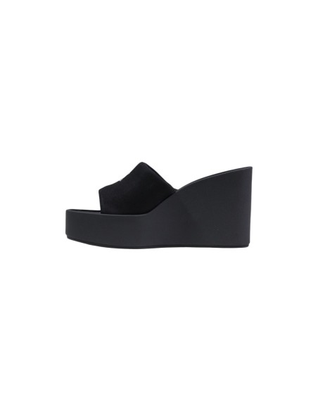 Calvin Klein Femme – Mules noir plateforme