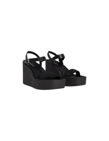 Calvin Klein Femme – Sandales noir plateforme