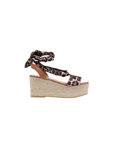 Liu Jo Femme – Sandales marron léopard