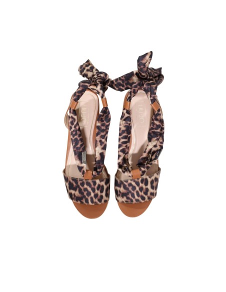 Liu Jo Femme – Sandales marron léopard