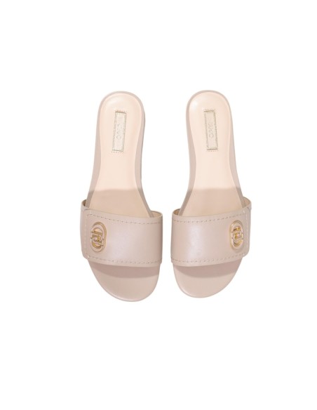 Liu Jo Femme – Mules beige cuir
