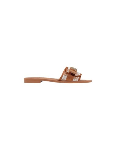 Guess Femme – Mules camel imprimé