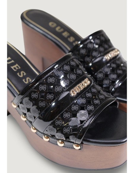 Guess Femme – Mules noir plateforme