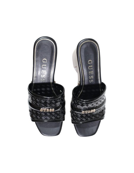 Guess Femme – Mules noir plateforme